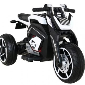 MOTO FUTURE 12V DE NIÑOS, BLANCA, 3-7 AÑOS, RUEDAS EVA INDA474-RA-LL8001